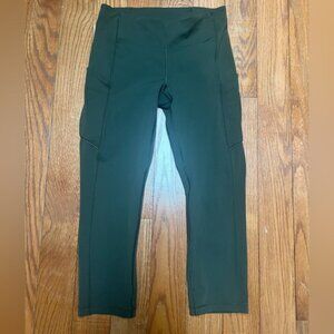 Lululemon Speed Up Crop 21” Dark Olive Size 6